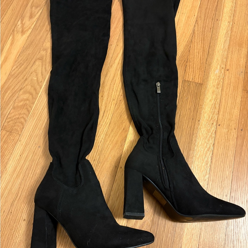 Black Over-the-Knee Boots